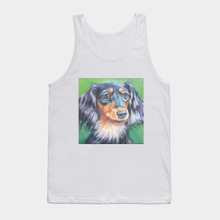 Dachshund Fine Art Painting Tank Top